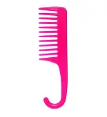 Lei гребень для волос с крючком 016 розовый