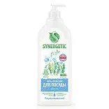 Synergetic гель бальзам для посуды pure 0% 1 л