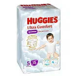 Huggies ultra comfort 5 12-17 кг трусики подгузники 15 шт для мальчиков