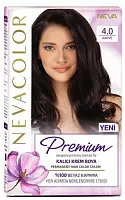 Nevacolor Е стойкая крем краска для волос 4.0 кофе