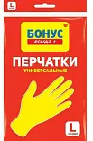 ФБ bonus перчатки латексные универсальные L