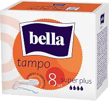 Тампоны без аппликатора BELLA premium марки Plus 8 шт