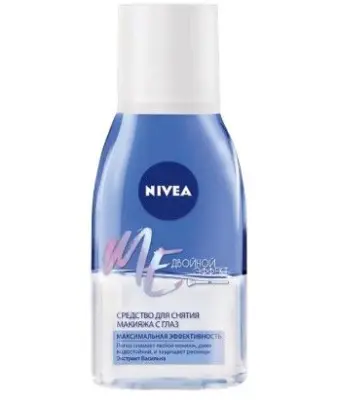 Nivea средство для снятия макияжа с глаз двойной эффект 125 мл 