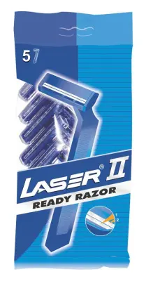 Лазер одноразовые бритвы с двумя лезвиями Лазер 5шт 