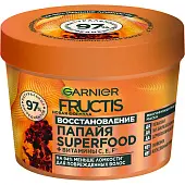 Fructis маска для волос 3в1 superfood папайя восстанавливающая для поврежденных волос 390 мл