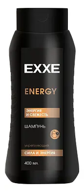 Exxe men шампунь укрепляющий сила и энергия energy 400 мл