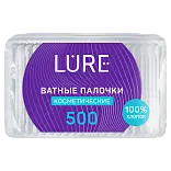Lure ватные палочки п э 500 шт