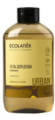 Ecolatier гель для душа питание жожоба & папайя 600 мл 