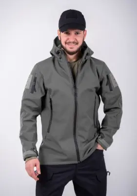 Мужская куртка Серый M 