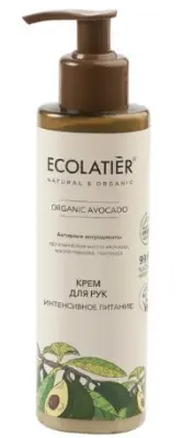 Ecolatier green крем для рук интенсивное питание серия organic 200 мл 