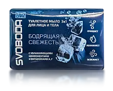 SVOBODA MEN CARE туалетное мыло 3 в1 для лица и тела 90 г