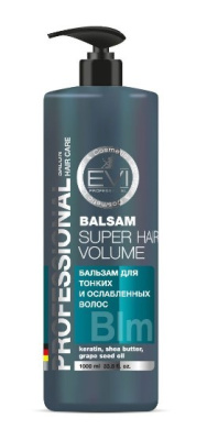 Evi Professional бальзам Объем и сила для тонких и ослабленных волос 1000мл 