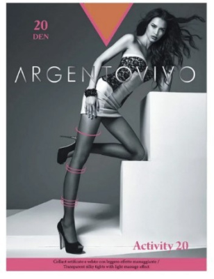 Argentovivo колготки женские activity 20 50/5 cognac 5 