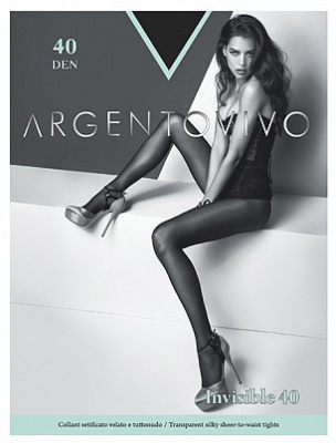 Argentovivo колготки женские Invisible 40 nero 3 