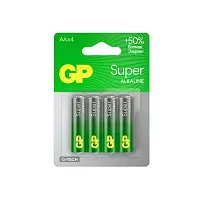 GP батарейки super А 4 шт