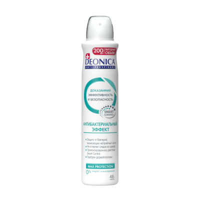 Deonica спрей женский антибактериальный эффект 200 мл 