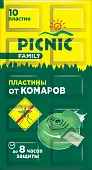 Picnic пластины от комаров 10 шт