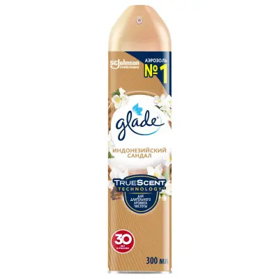 Glade освежитель воздуха аэрозоль индонезийский сандал 300 мл 