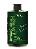 TOUCH&Relax гель для волос и тела 2 в1 green 450 мл
