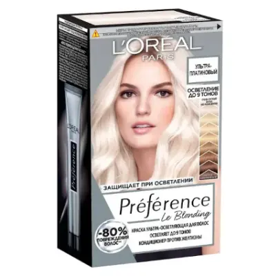 L` Preference краска для волос ультра платиновый блонд до 9 тона 