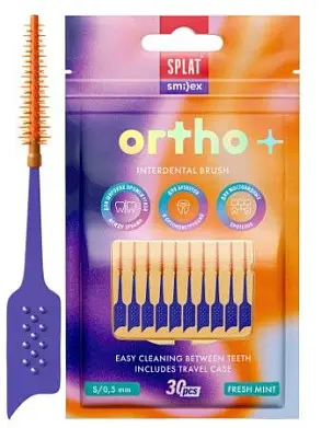 SPLAT SMILEX межзубный ершик со вкусом мяты размер S мягкий 30 шт