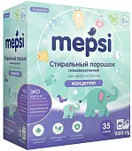 Mepsi стиральный порошок для детского белья гиполлергенный концентрат бесфосфатный 1000 г