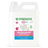 Synergetic кондиционер ополаскиватель для детского белья нежное прикосновение 5 л 165 стирок