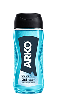 Arko men гель для душа и шампунь для волос 2 в1 cool 260 мл