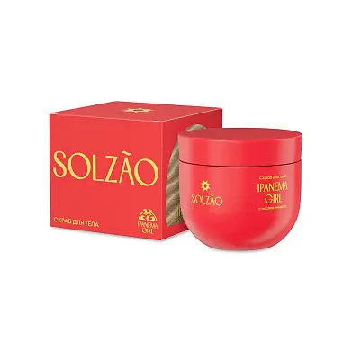 Solzao ipanema girl cкраб для тела с маслом миндаля 250 мл
