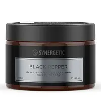 Synergetic парфюмированный скраб для тела black черный перец 300 мл