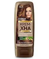 Крем хна индийская в готовом виде серии professional тон 5.3 золотистый каштан 140 мл