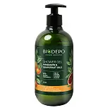 Biodepo гель для душа натуральный с эфирными маслами грейпфрута и мандарина 475 мл