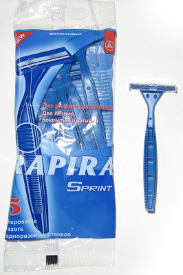 РАПИРА Sprint Станок однораз. 2х-лезв. (5 шт) 