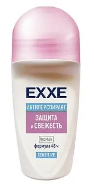 EXXE женский дезодорант антиперспирант защита и свежесть 50 мл ролик
