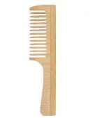 Lei гребень дерево с ручкой 13 зубьев