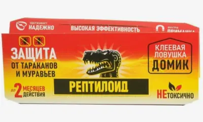 Рептилоид клеевая ловушка от тараканов и муравьев 5 шт 