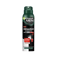 Garnier дезодорант антиперспирант спрей для тела men невидимая защита 48 ч черное белое цветное мужской 150 мл