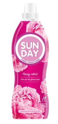 Sunday Кондиционер для белья Бархат пиона 1л 