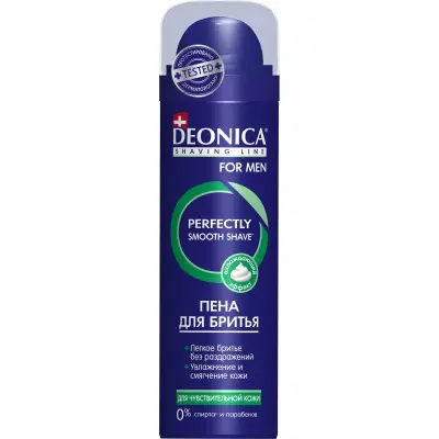 Deonica for men пена для бритья для чувствительной кожи 240 мл 