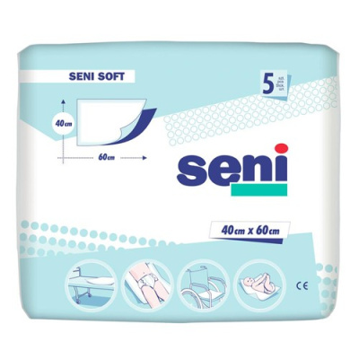 BELLA Пеленки гигиенические SENI по 5 шт 40*60 soft 