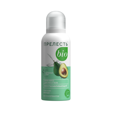 Прелесть Bio крем мусс для рук и тела восстанавливающий 100 мл 