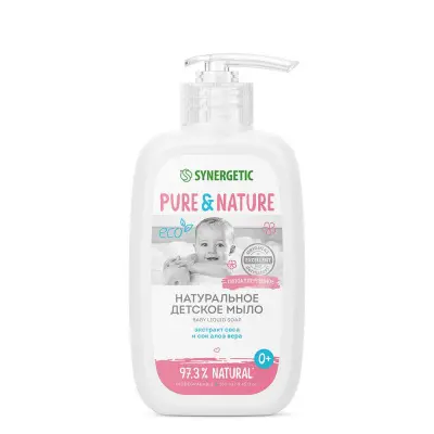 Synergetic детское жидкое мыло 0+ 250 мл 