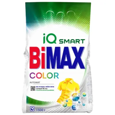 BiMax автомат колор стиральный порошок 1500 г 