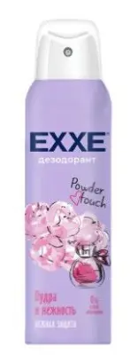 EXXE женский дезодорант пудра и нежность touch 150 мл спрей 