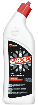 Санокс чистящее средство ультра белый wc гель 750мл 