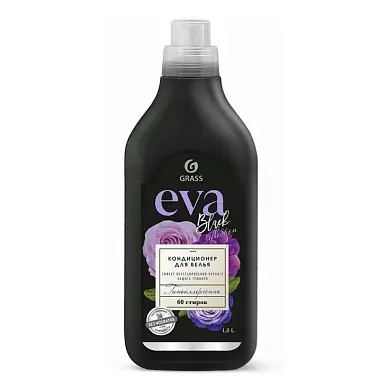 Grass кондиционер для белья eva black концентрированный флакон 1,8 л