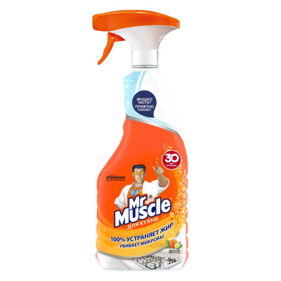 Mr Muscle чистящее средство для кухни эксперт энергия цитруса 500 мл 