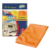 Azur набор салфеток из микрофибры 3 шт 30х30 см