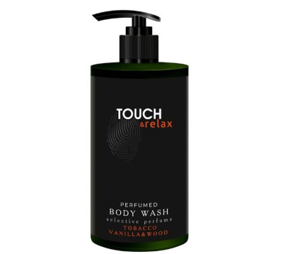 TOUCH&Relax парфюмированный гель для душа табак ваниль и древесные ноты 450 мл 