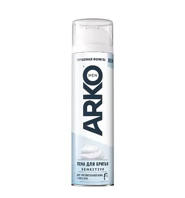 Arko men пена для бритья sensitive 200 мл